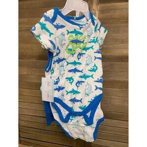 NWT Baby Gear Boys Summer Shark Outfit 3 Pieces Size 3-6 Months